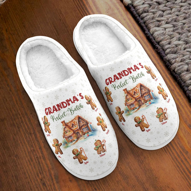 Grandma's Perfect Patch - Personalized Slippers