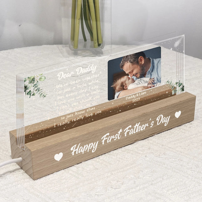 I Really, Really Love You From New Born Daughter, Son - Personalized Photo LED Night Light