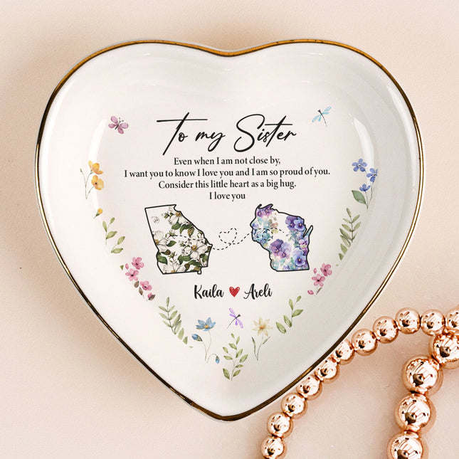 I'm So Proud Of You Sister - Personalized Ring Dish