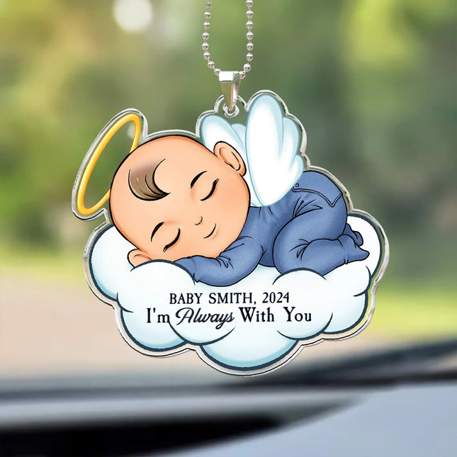 I'm Always With You - Personalized Car Ornament