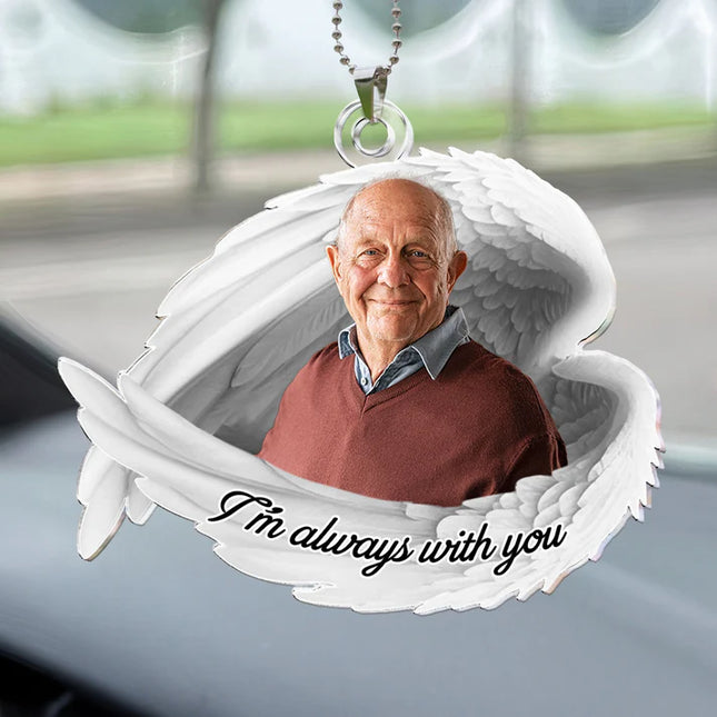 I'm Always With You - Personalized Car Photo Ornament