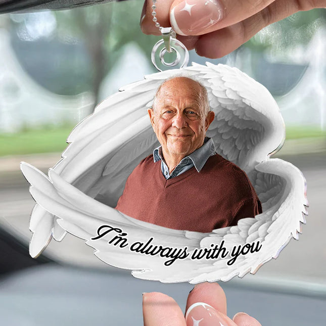 I'm Always With You - Personalized Car Photo Ornament