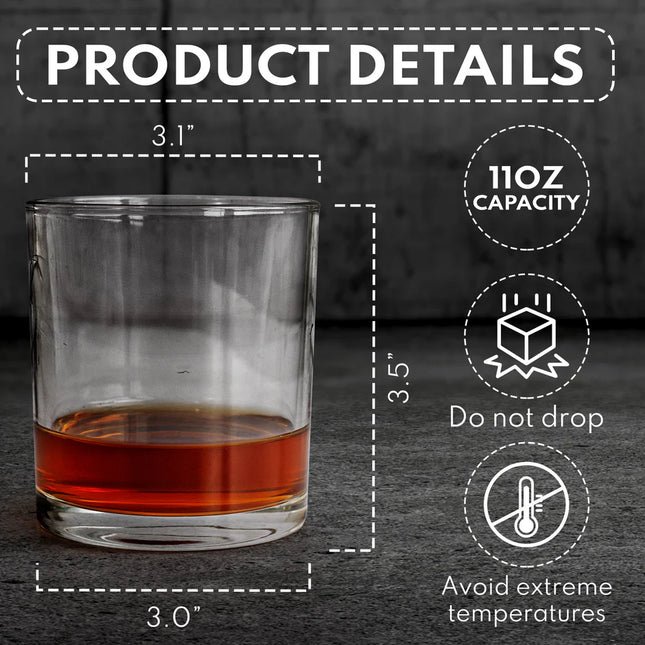 In Whiskey Years You Just Got More Delicious - Personalized Whiskey Glass