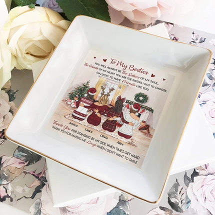 Jewelry Dish Christmas Gift For Friends - Personalized Jewelry Dish