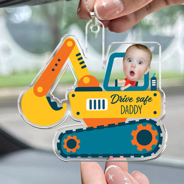 Kids Riding Vehicle - Personalized Car Photo Ornament