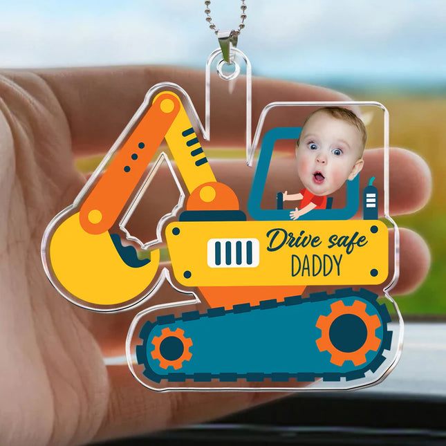 Kids Riding Vehicle - Personalized Car Photo Ornament