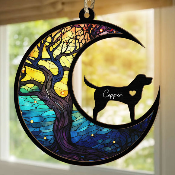 Loss Of Pet - Personalized Suncatcher Ornament