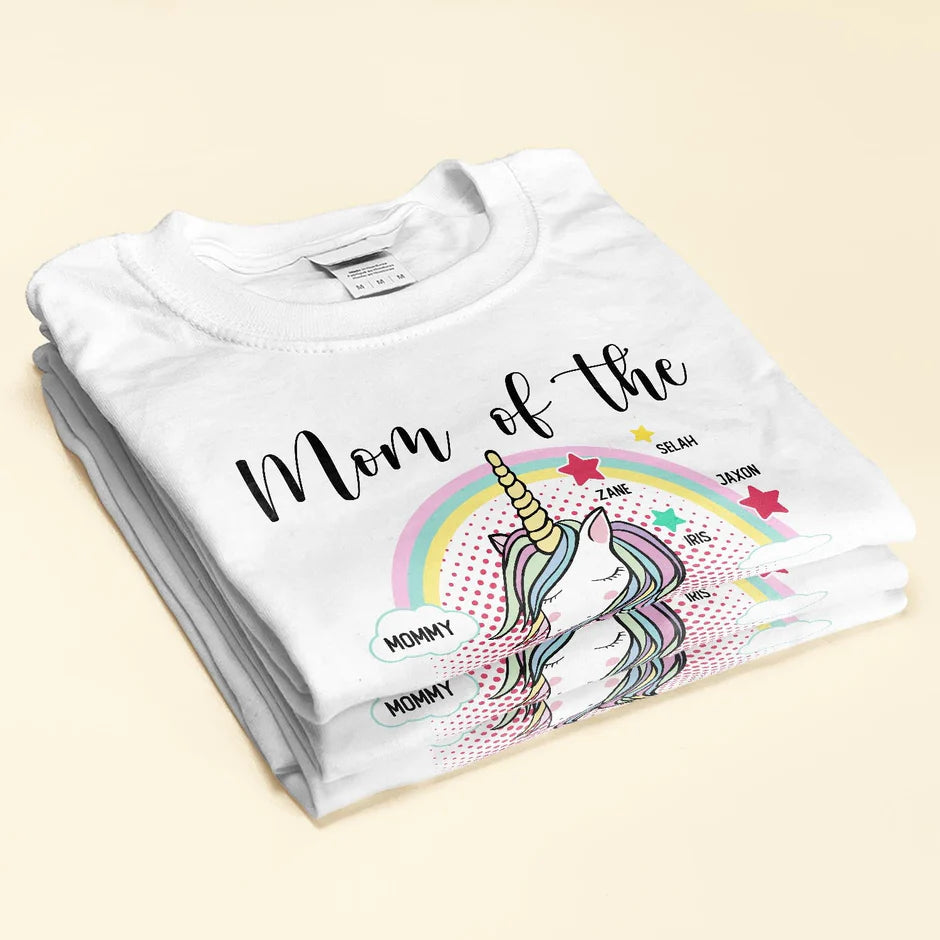 Mom Of The Wild Child - Personalized Shirt - Birthday, Funny Gift For Mom, Mother, Grandma, Nana, Gigi, Mimi - Levistina
