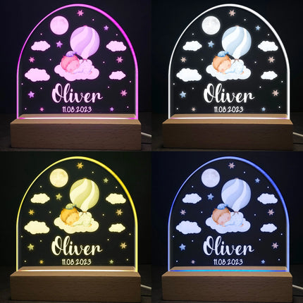 Nightlight Gift For Baby Kid - Personalized LED Light