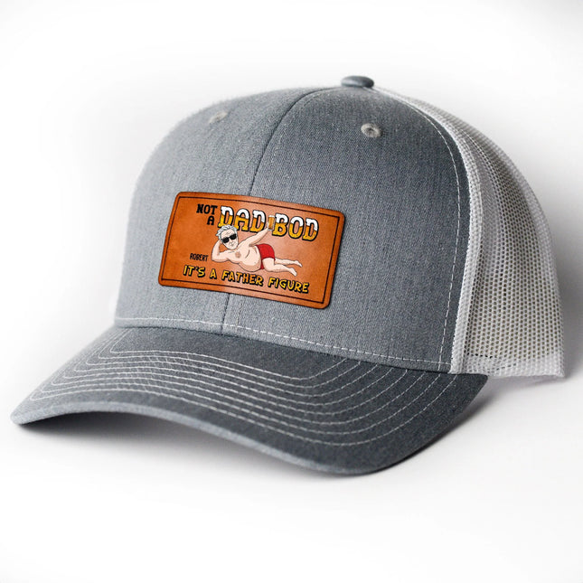 Not A Dad Bod - Personalized Leather Patch Hat