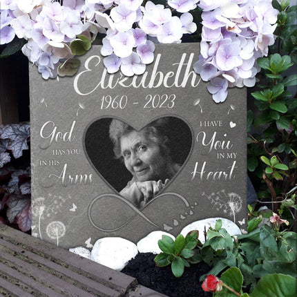 I Have You In My Heart - Personalized Garden Stone