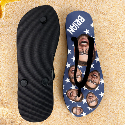 Life Is Better In Flip Flops - Personalized Photo Flip Flops