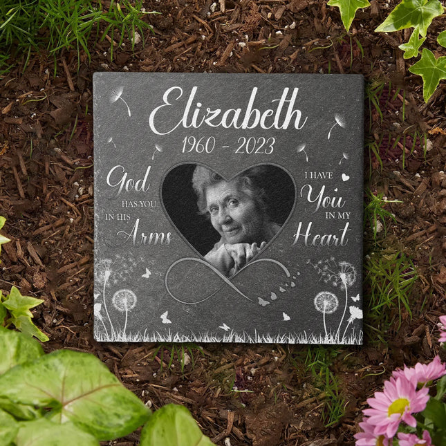 I Have You In My Heart - Personalized Garden Stone