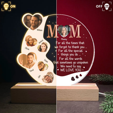 We Need To Say We Love You - Personalized Photo LED Light