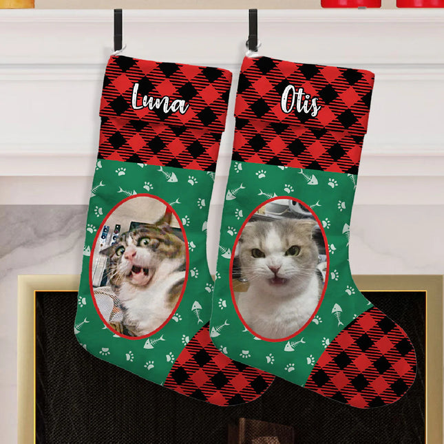 Custom Pet Photo - Personalized Photo Stocking