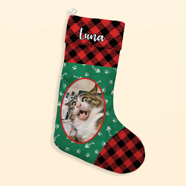 Custom Pet Photo - Personalized Photo Stocking