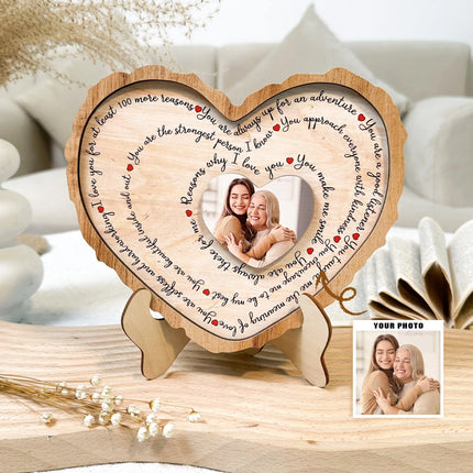 Reasons Why I Love You - Personalized Wooden Plaque