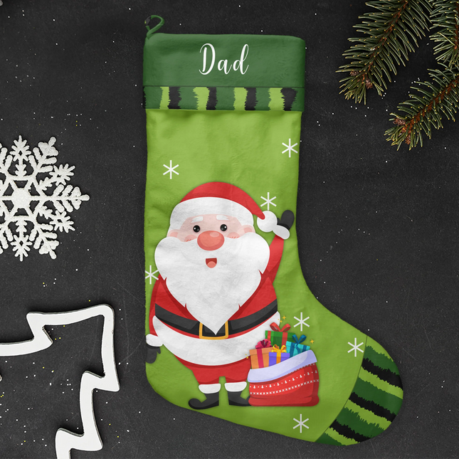 Santa Christmas - Personalized Stocking