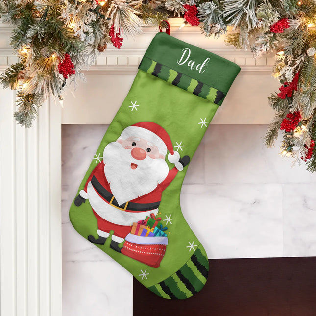 Santa Christmas - Personalized Stocking