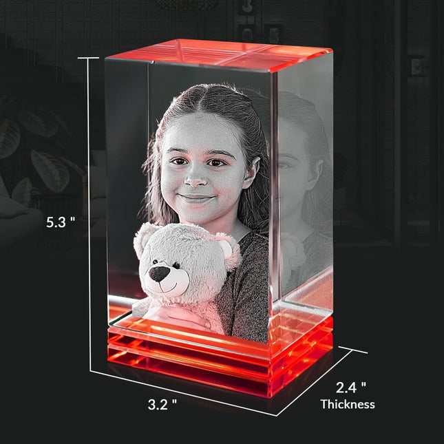 Red Skirt Keepsake Portrait - Light Base NOT Included