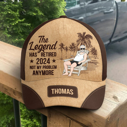 The Legend Has Retired - Personalized Classic Cap