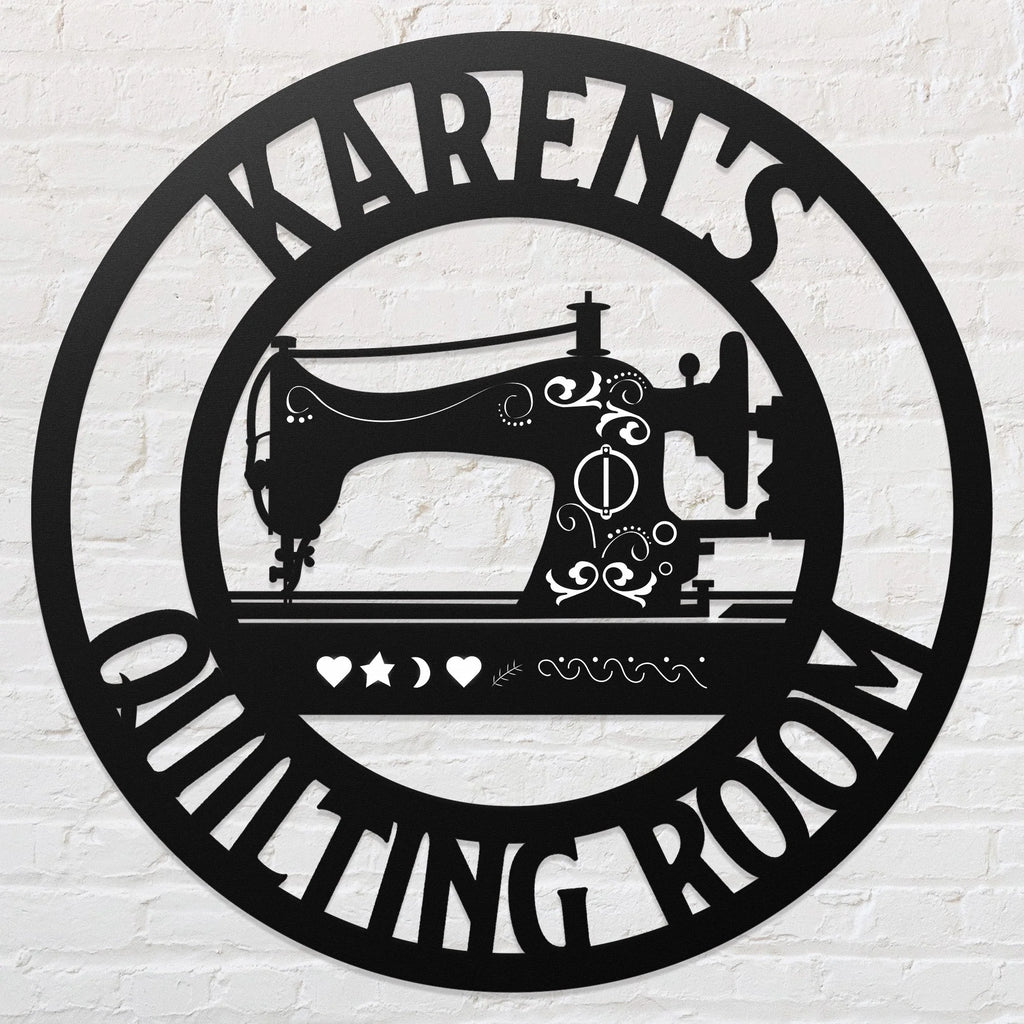 This Is My Sewing Room - Personalized Metal Sign - Levistina