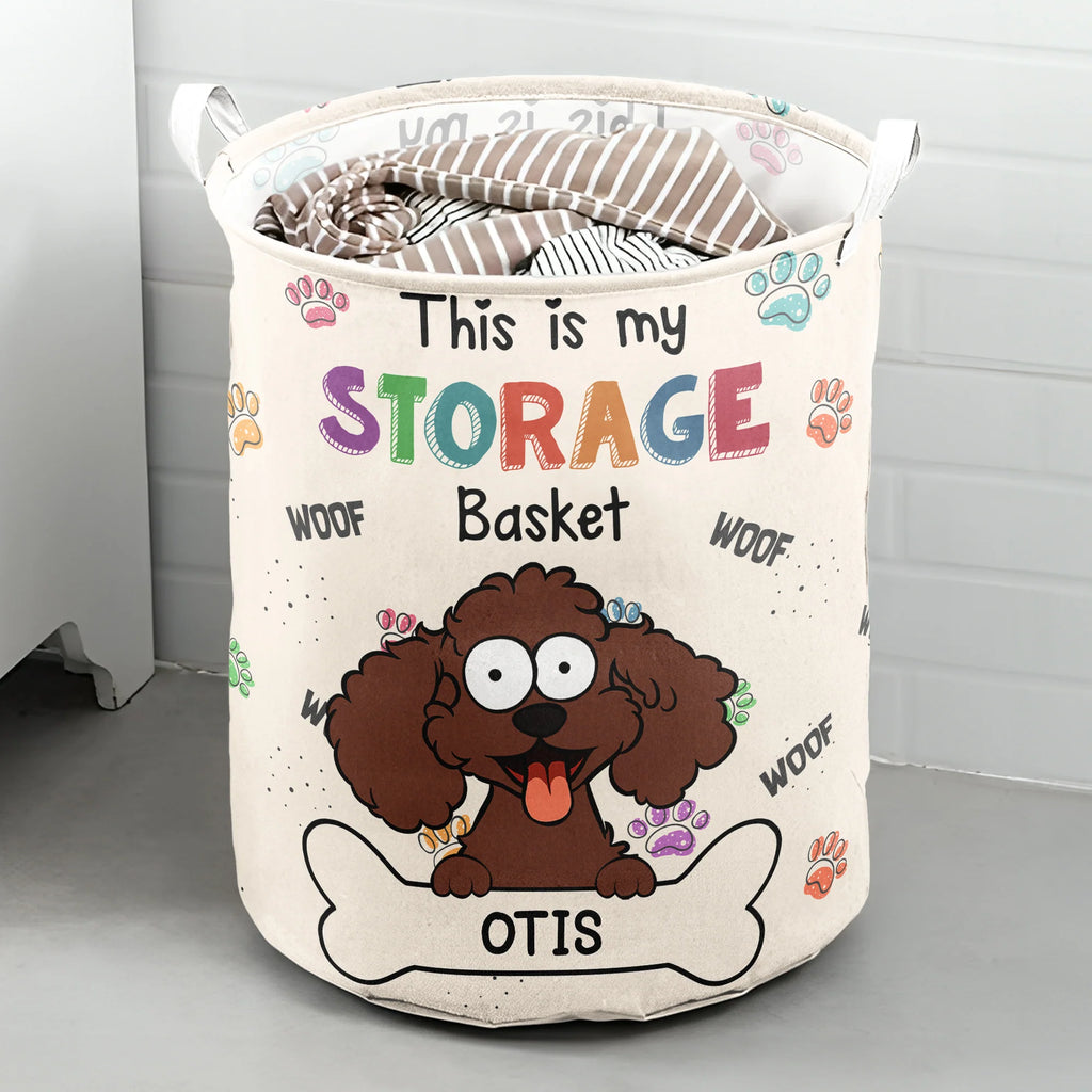 This Is My Storage Basket - Personalized Laundry Storage Basket - Levistina