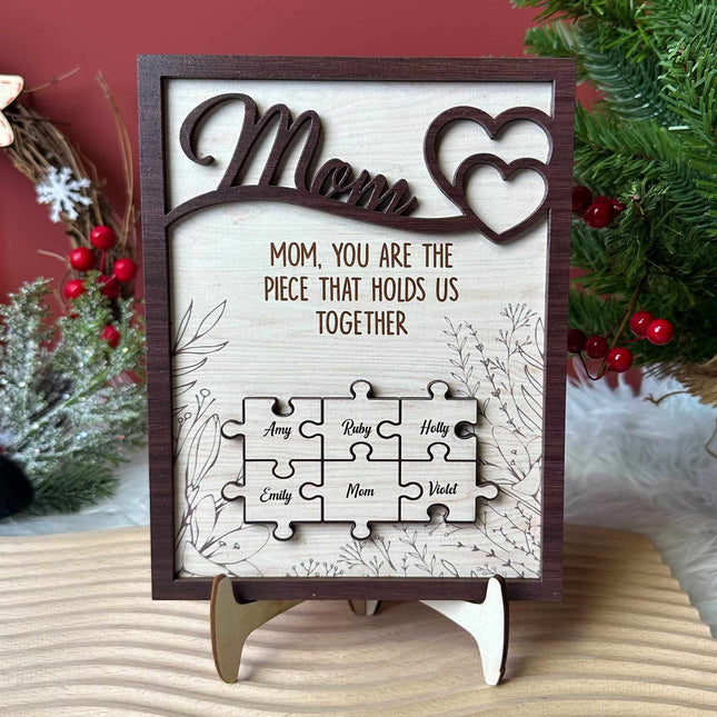 You Hold Us Together - Personalized Wooden Plaque