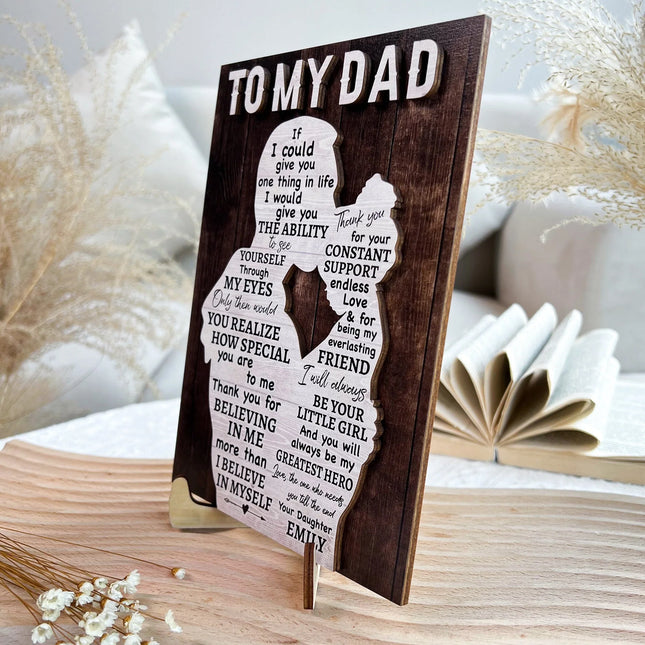 You Will Always Be My Hero - Personalized Wooden Plaque