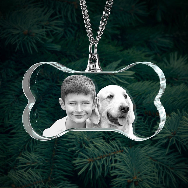 Pets Necklace Bone 3D - Light Base NOT Included