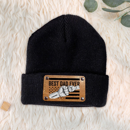 Best Dad Ever - Personalized Beanie