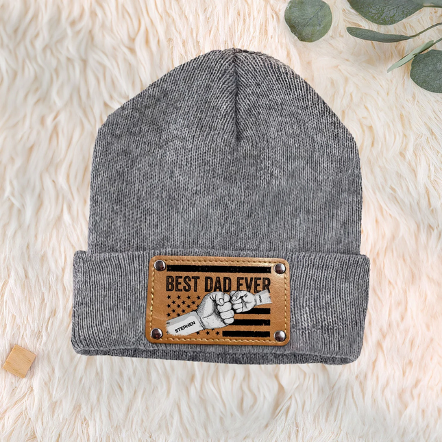 Best Dad Ever - Personalized Beanie