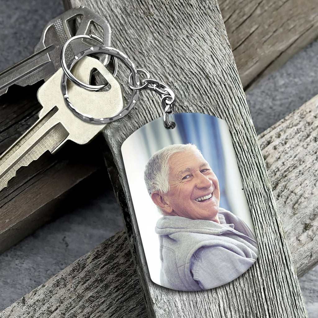 I Will Carry You With Me Til' I See You Again - Personalized Photo Keychain - Levistina