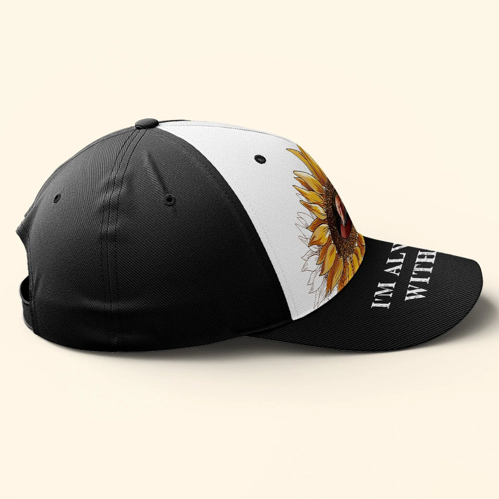 I'm Always With You Sunflower - Personalized Photo Classic Cap - Levistina