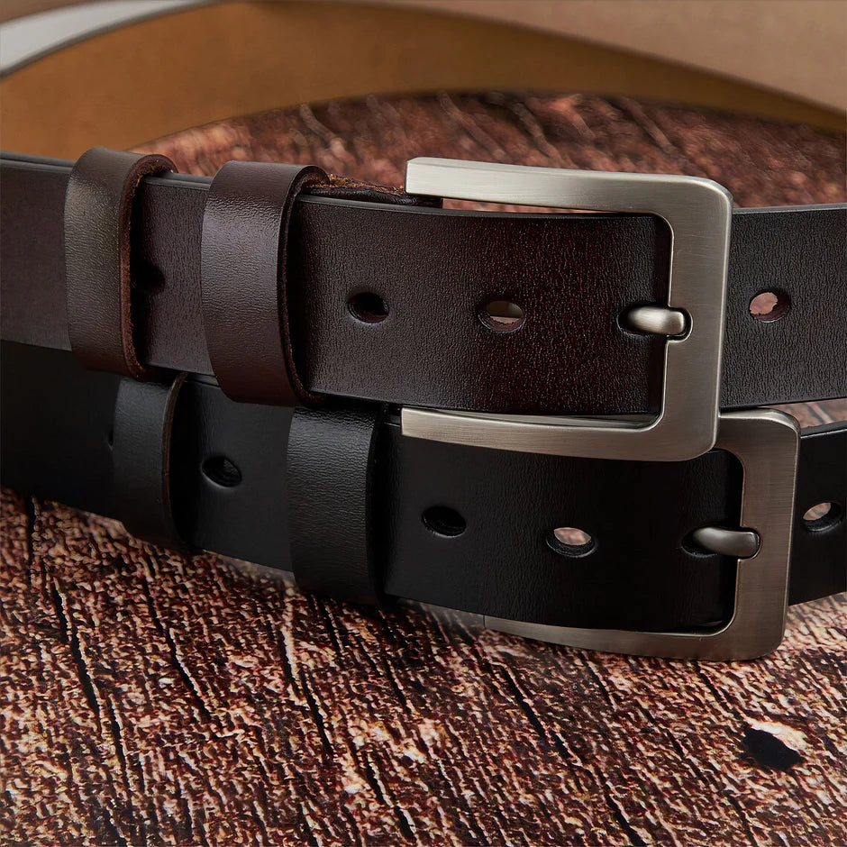 Let This Belt Hold Up Your Pants Gift For Husband - Personalized Engraved Leather Belt - Levistina