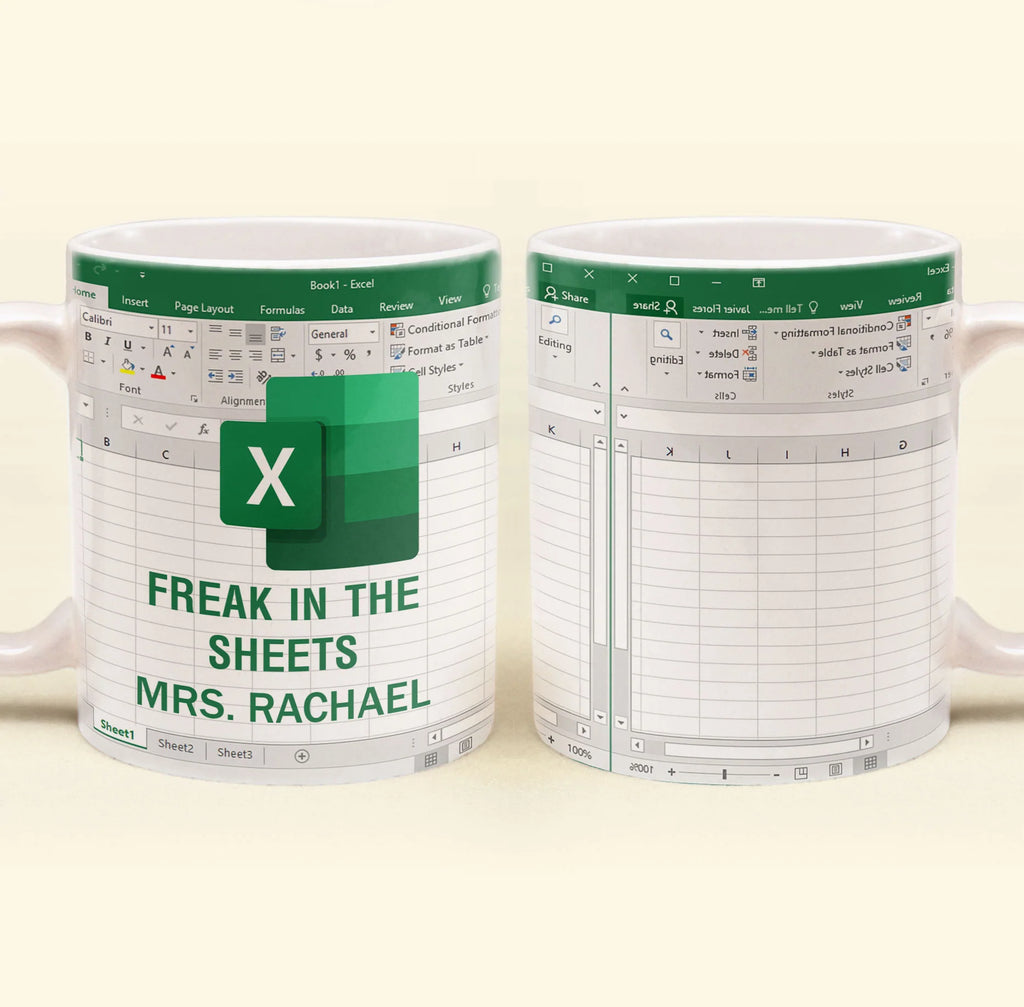 Funny Mug - Freak In The Sheets - Gifts For Coworker, Accounting, Boss - Personalized Mug - Levistina