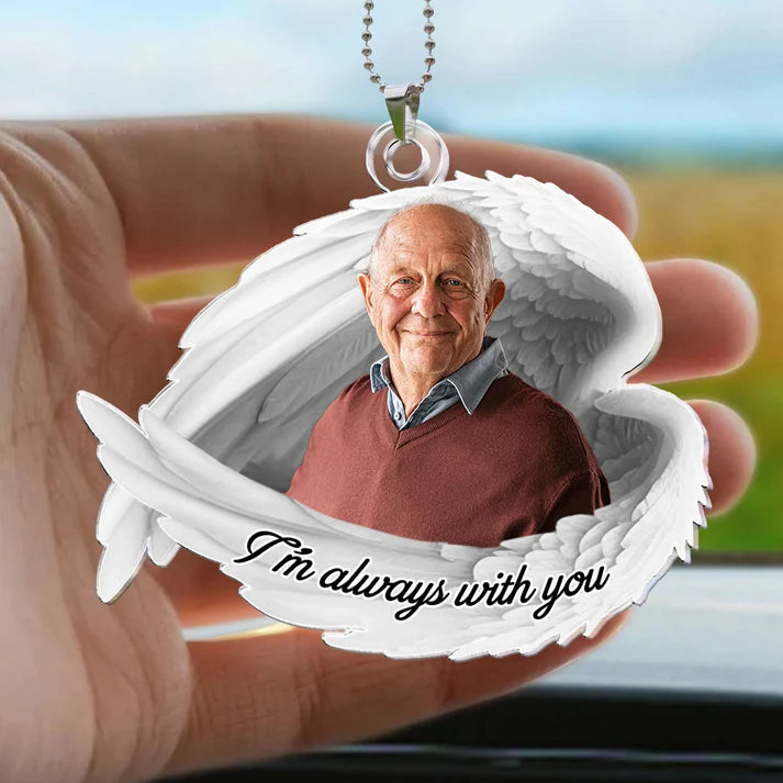 I'm Always With You - Personalized Car Photo Ornament-Levistina