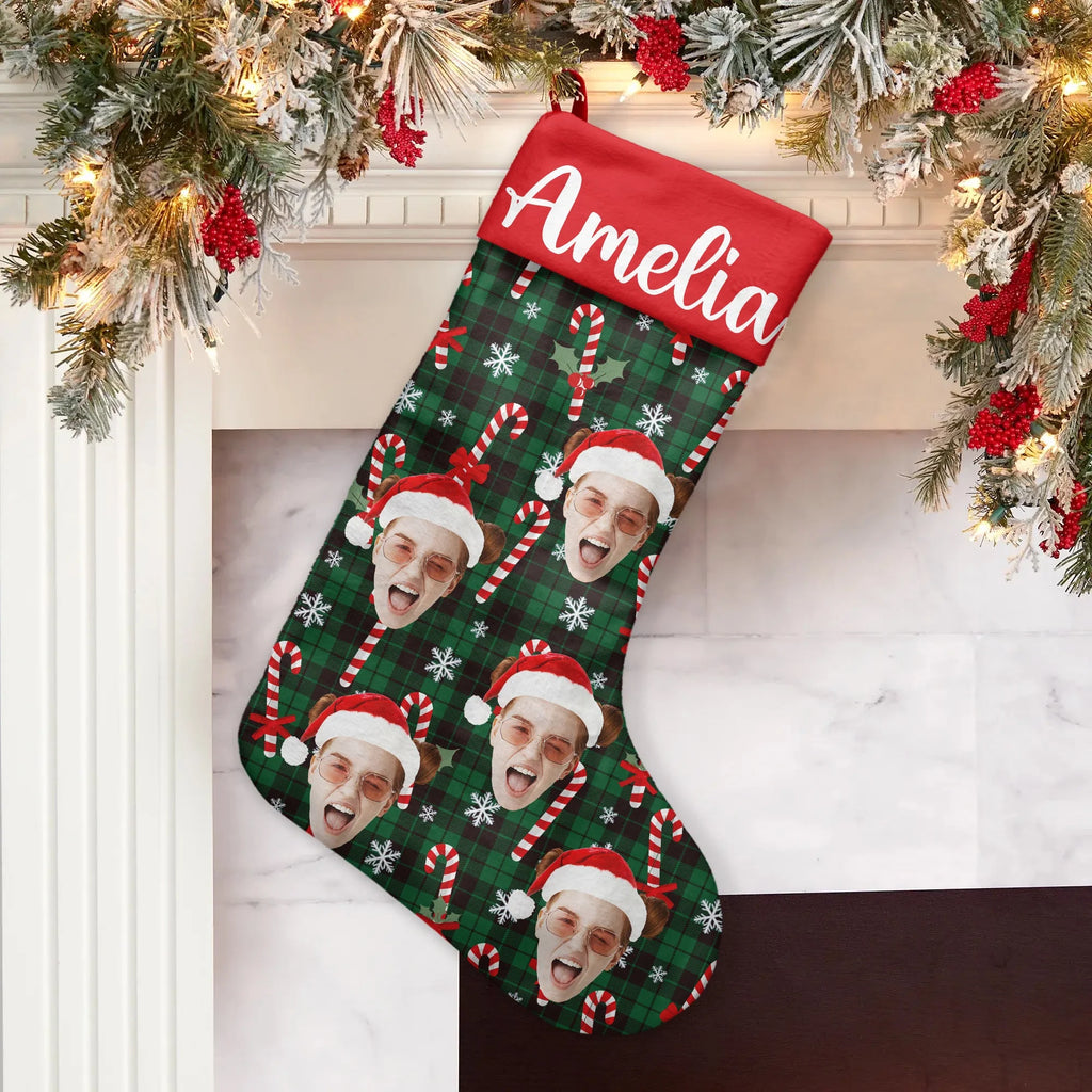 Custom Face - Personalized Photo Stocking - Levistina