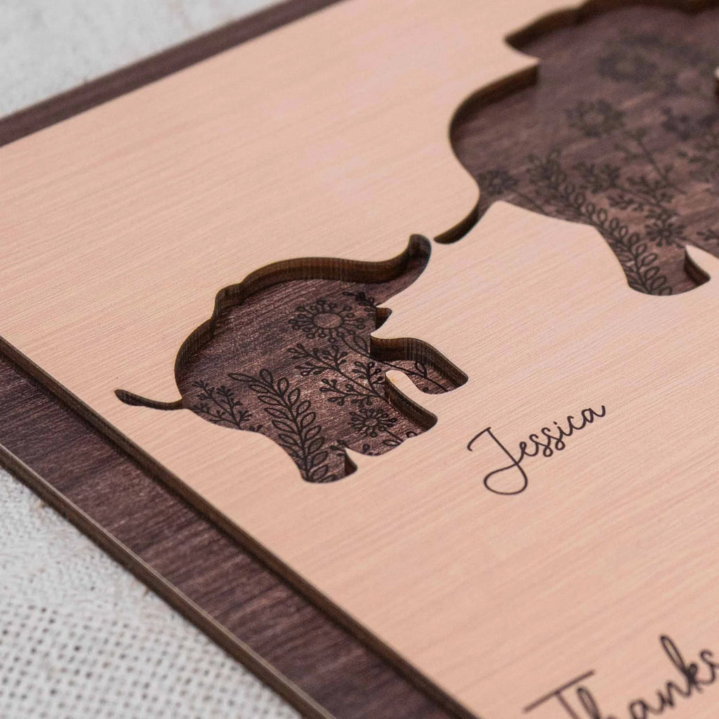 Thanks For Being Someone I Can Follow - Personalized Wooden Plaque - Levistina