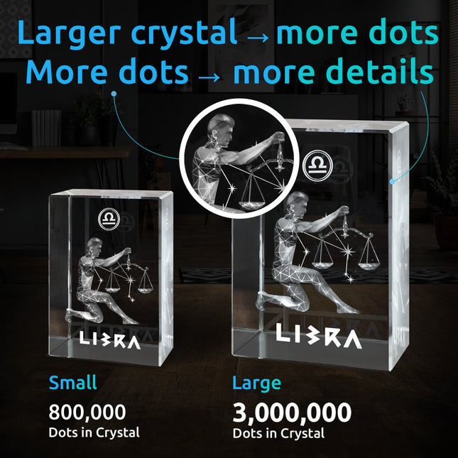 3D Crystal for Libra