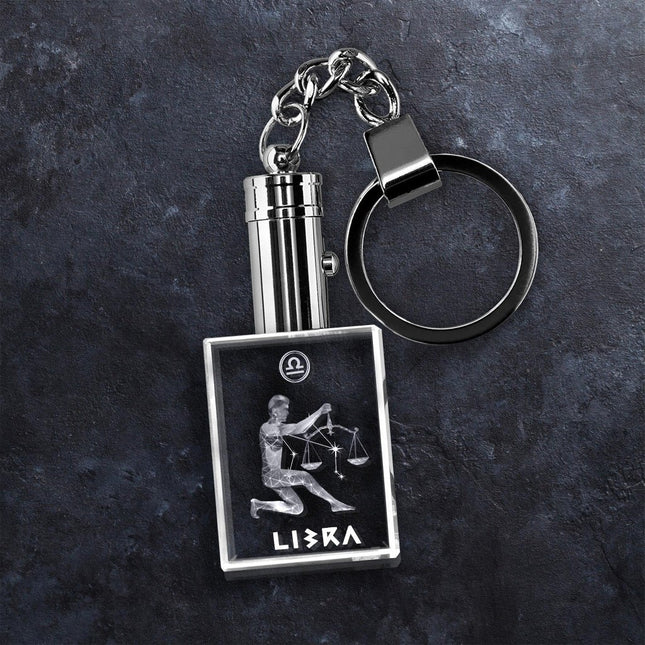 Keychain Rectangle 3D for Libra