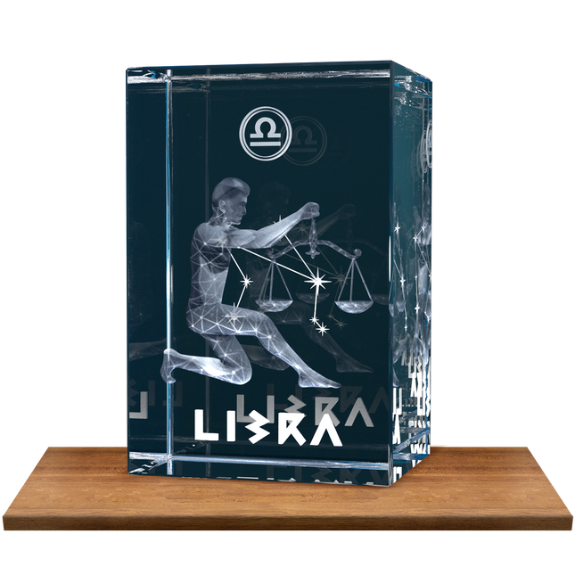 3D Crystal for Libra