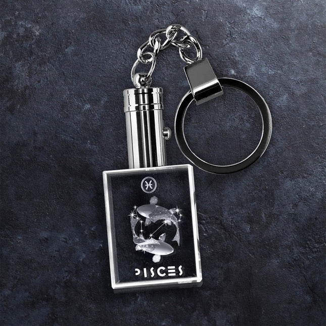 Keychain Rectangle 3D for Pisces