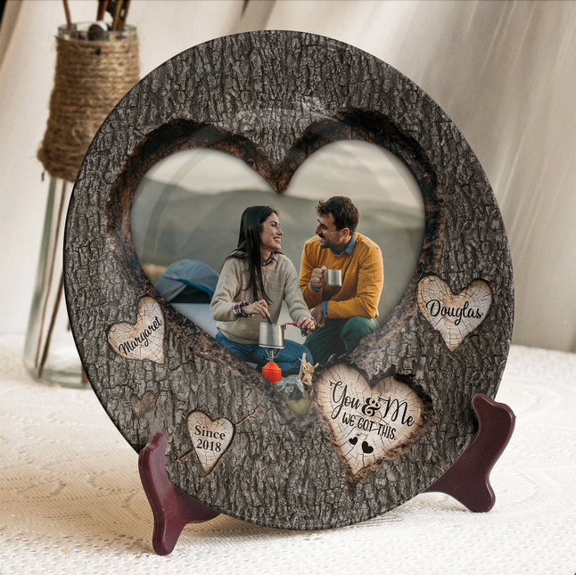 I'm Yours No Returns Or Refunds - Personalized Photo Ceramic Plate icon-photo