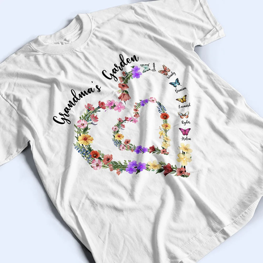 Grandma's Garden - Personalized T Shirt-Levistina