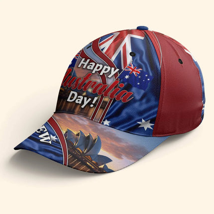 Happy Australia Day 26th January Custom Name - Personalized Classic Cap