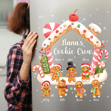 Nana's Cookie Crew With Grandkids' Names - Personalized Decal